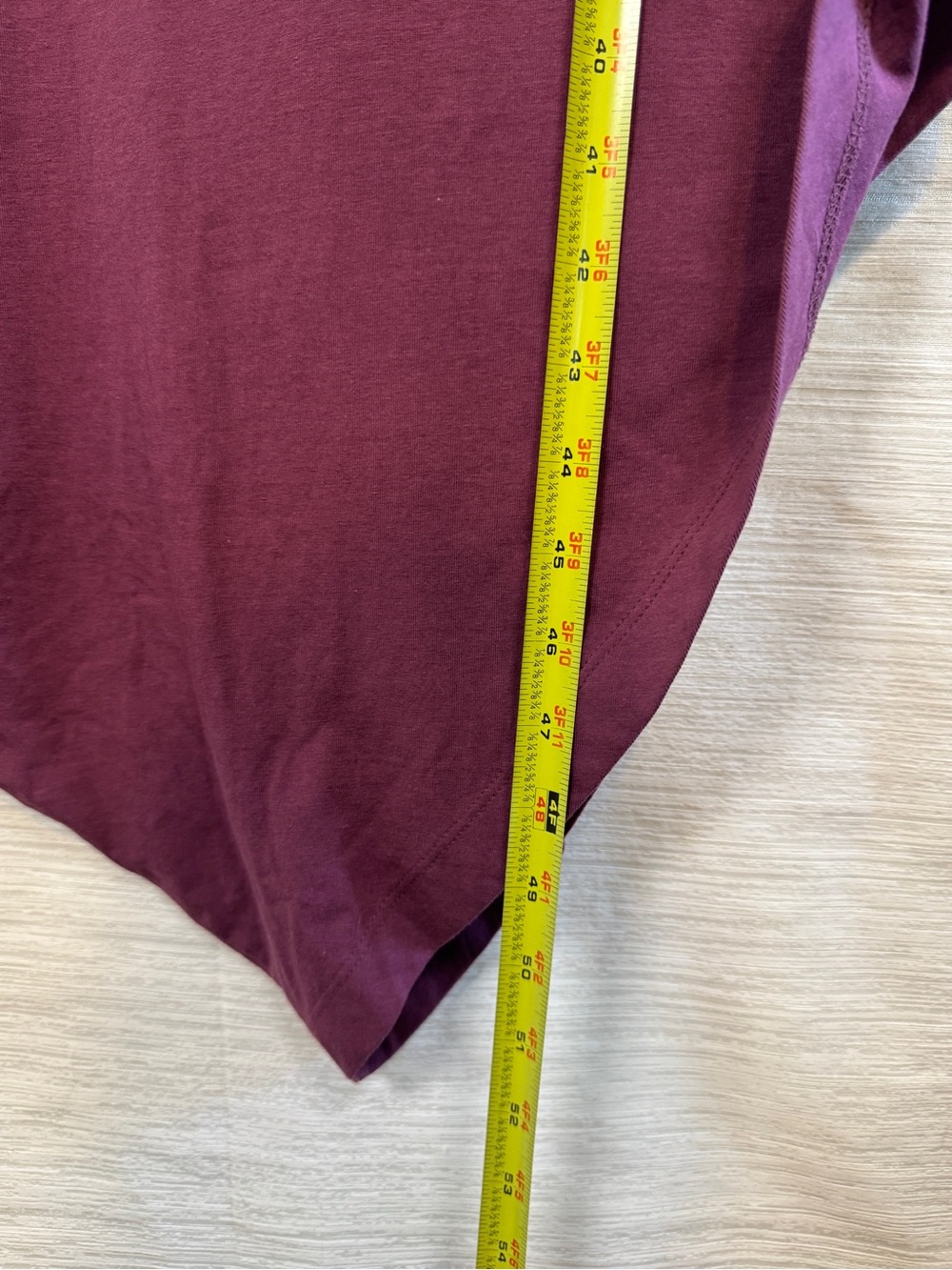 Universal Standard Women’s Iconic Geneva V-Neck Dress Acai Maroon XS 10 12 Maxi - Picture 7 of 7